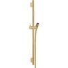 Hansgrohe Unica - S Puro sprchová tyč 650 mm so sprchovou hadicou Isiflex 1600 mm, kartáčovaný bronz 28632140