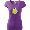 Tenisová loptička v triku - Dámske tričko Pure - 2XL ( Fialová )
