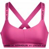 Dámska podprsenka Under Armour, CROSSBACK LOW ružová,čierna XS
