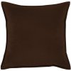 INTERMEDIC SK Dekoratívny vankúš Plyš 45x45 cm - tm. hnedý
