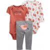 CARTER'S Set 3dielny body kr. rukáv, body dl. rukáv, tepláky Cutie dievča LBB NB, veľ. 56