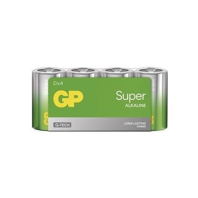 Batéria alkalická GP Super D (LR20), 4 ks (B01404)