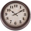 Nástenné hodiny Rustik, pr. 30,5 cm, plast