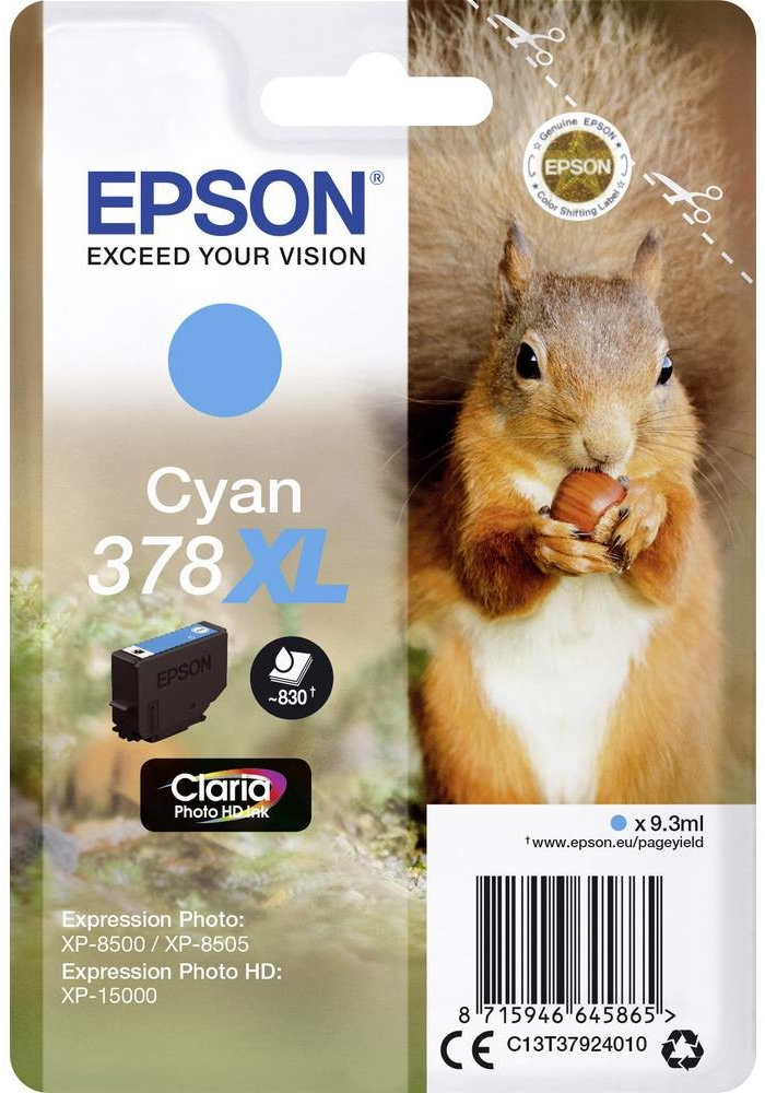 Epson 378XL Cyan - originálny