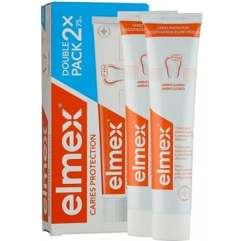 Elmex Caries Protection zubná pasta chrániaci pred zubným kazom 2 x 75 ml