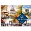Paris, ville d'amour Calendrier de bureau DIN A5 vertical, CALVENDO calendrier mensuel 2026