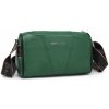Miss Lulu dámska kožená crossbody kabelka so širokým popruhom L2310 zelená