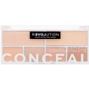 Revolution Relove Conceal Me paleta korektorov Fair 2,8 g