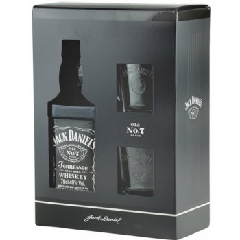 Jack Daniel's 40% 0,7 l (darčekové balenie 2 poháre)