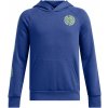 Detská mikina cez hlavu Under Armour B RIVAL FLEECE SPIRALLOGO HD modrá 1386990-432 - YL