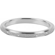 Troli Oceľový trblietavý prsteň 52 mm KR 01 silver