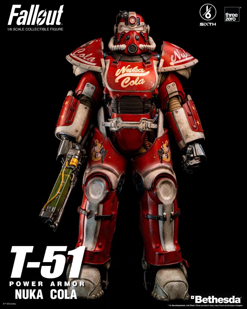 ThreeZero Fallout T 51 Nuka Cola Power Armor 37 cm