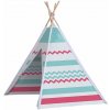 John 100271557 stan teepee biela / ružová / tyrkysová / prírodná biela / ružová / tyrkysová / prírodná