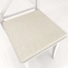Biante Štvorcový podsedák BKW-207 Pieskový žíhaný - 38x38x3 cm