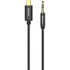 Baseus CAM01-01 USB type C M - Jack 3,5 mm M, 1,2m, černý