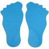Merco Feet značka na podlahu modrá