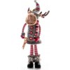 Dekorácia MagicHome Vianoce, Sobia laň, stojaca, 81 cm