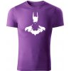 T-ričko Batman pánske tričko Farba trička: Fialová, Farba potlače: Biela, Veľkosť: XS