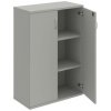 Policová skriňa Strong, zámok, 80x115,2x40 cm, sivá/sivá - 1 kus - 1 KS - áno - 2 - 60 mesiacov - 2x plné - rovná - uzatvorená - Hobis - sivá - 80 cm - Strong - 40 cm - 115.2 cm - 46 kilogramov HOBIS