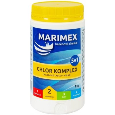 Marimex 11301208 Aquamar Komplex chlorové Tablety 5v1 1 kg