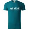 Periodická tabulka - Nasrat - Tričko z organickej bavlny - L ( Petrolejová )
