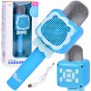 mamido Bezdrôtový karaoke mikrofón s Bluetooth modrý