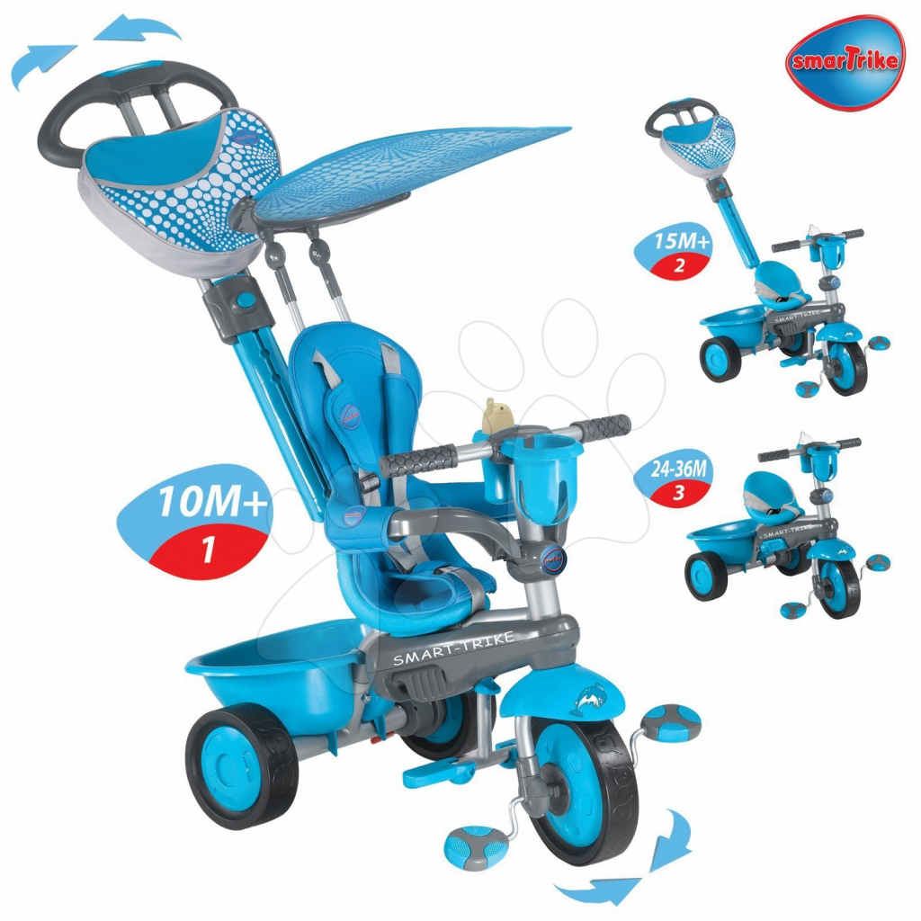 Smart Trike Zoo Delfín 1573900 modrá od 114,99 € - Heureka.sk