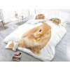 XPOSE® 3D obliečky ZAJAČIK 140x200 cm, 70x90 cm, 3D + Predĺžená možnosť vrátenia tovaru do 50 dní