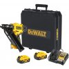 DCN930P2 DEWALT 18V AKU BEZUHLÍKOVÁ HŘEBÍKOVAČKA, 2 X 5,0 AH BATERIE, NABÍJEČKA, PLASTOVÝ KUFR