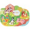 Janod puzzle na vkladanie s úchytkou Zvieratá na farme