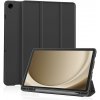 Techsuit - Flex Trifold obal s držiakom na stylus pre Samsung Galaxy Tab A11 Plus / A9 Plus - čierny