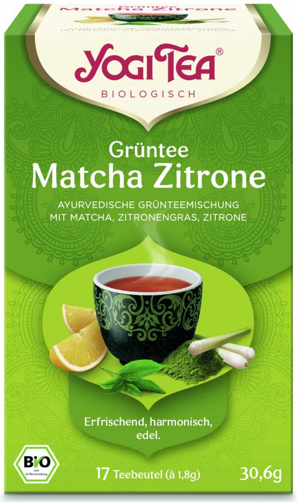 Yogi Tea Matcha Lemon Matcha Citrus 17 x 1,8 g od 2,76 € - Heureka.sk