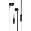 XO EP37 Slúchadlá do uší s mikrofónom čierne