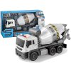 Majlo Toys Miešačka na betón pre deti so svetlami a zvukmi City Truck 1:16 biela