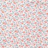Bavlnený popelín s kvetmi 1 m