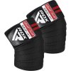 RDX KR11 GYM Bandáž na koleno BLACK/RED - Standard Size