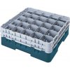Cambro Kôš Camrack 25 pozícií, výška pohára 32 cm - Tyrkysová| TOM, R-25S1214-414