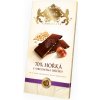 CARLA Horká čokoláda 70% s drvenými orieškami 80 g
