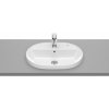 Roca Gap Round umývadlo 55x40 cm oválny vstavané umývadlo biela A3270Y6S00