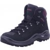 Lowa Renegade GTX Mid W black/burgundy dámské nepromokavé kožené trekové boty - 41 EUR