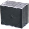 MAXELL Single CD case – clear cover and base with black tray assembled 10pcs (CD1-B(10))