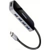 HMC-6H4A HUB 4xUSB-A HDMI 100W