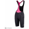 Nalini Lady Sporty bib dámske nohavice, čierna/ružová XS