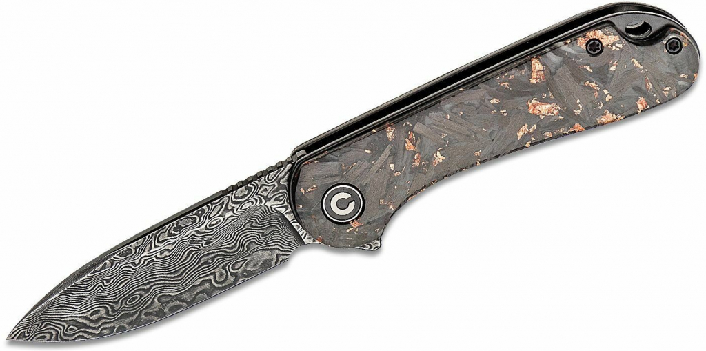 CIVIVI Elementum Damascus/CF Copper C907C-DS3