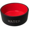 Dog Fantasy Water miska keramická 16.6,5 cm čierno/červená