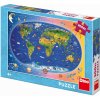 Dino Detská mapa Dino 300 XL Puzzle