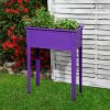 Floraworld Vyvýšený záhon Season purpurový 60 x 30 x 80 cm