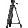 Tilta 75mm Cine Fluid Head s 2-Stage One Touch Carbon Fiber Tripod Legs (8KG) - Space Gray