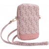 Guess PU G Cube Wallet Phone Bag Zipper ružové