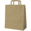 Wimex Papierová taška hnedá 32+16 x 39 cm, 50 ks